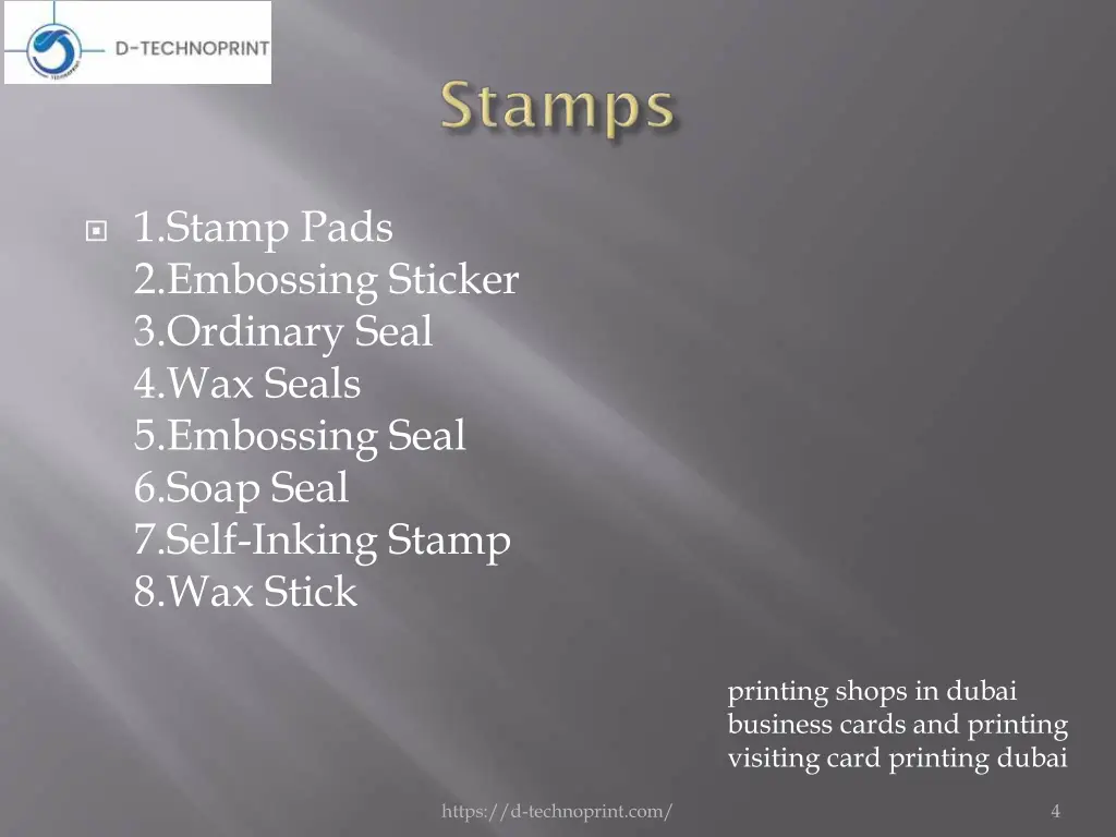 1 stamp pads 2 embossing sticker 3 ordinary seal