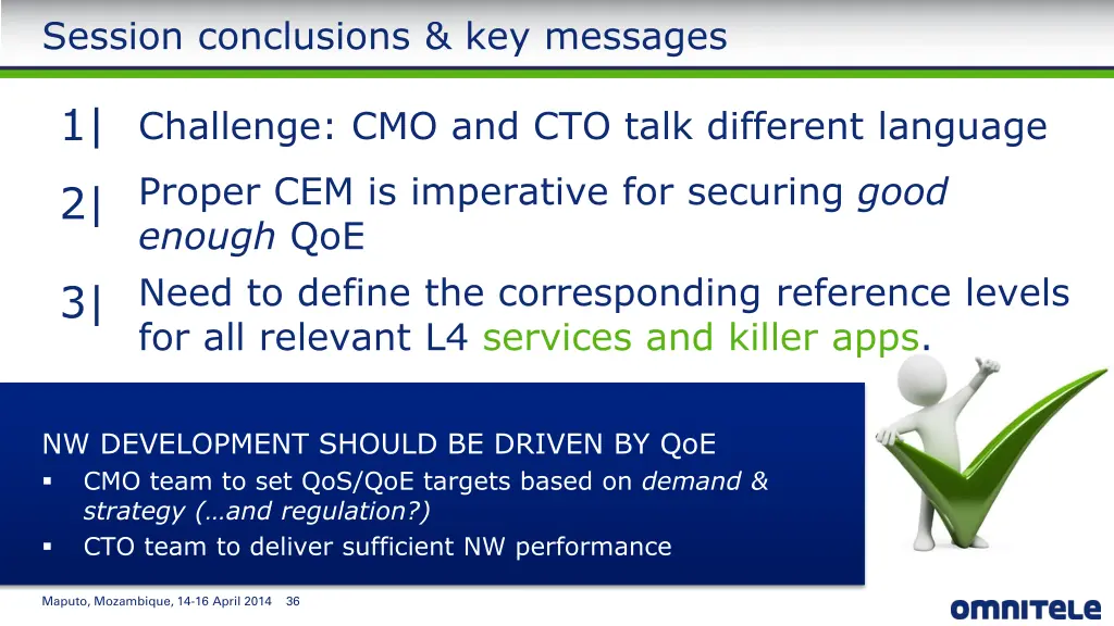 session conclusions key messages