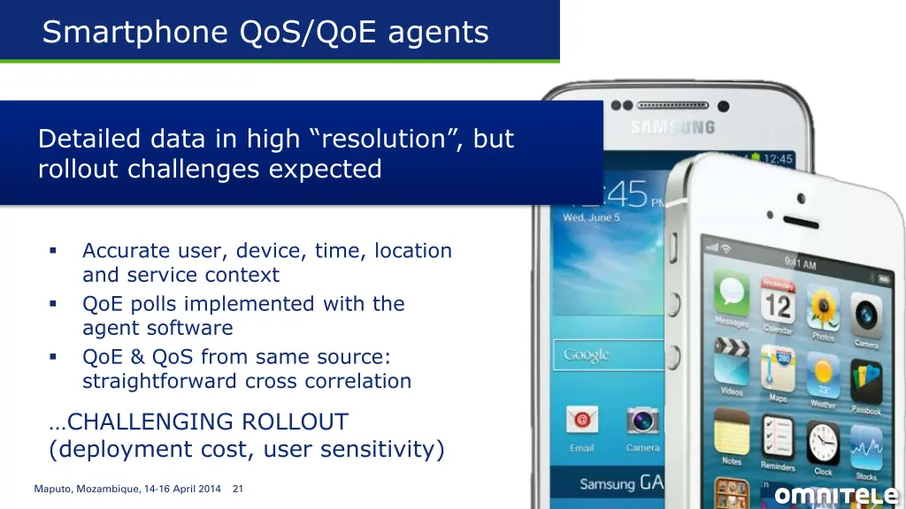 smartphone qos qoe agents