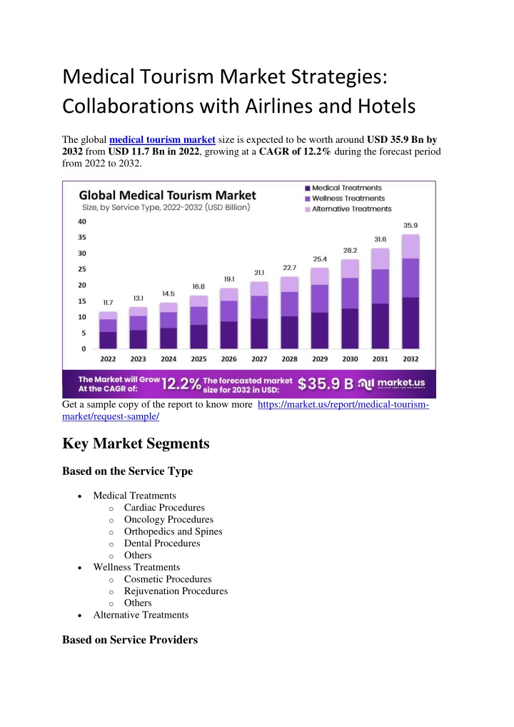 medical tourism market strategies collaborations