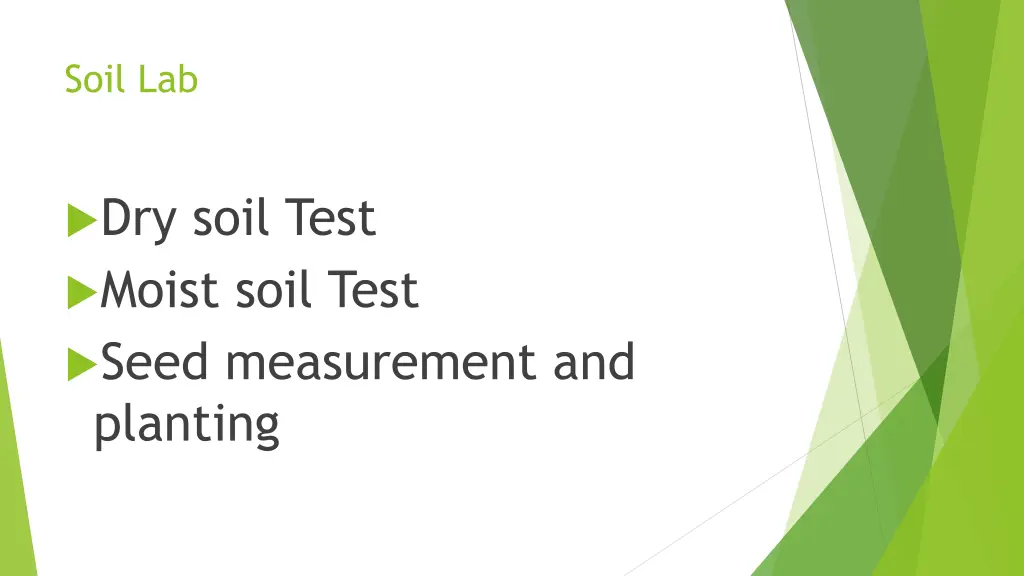 soil lab