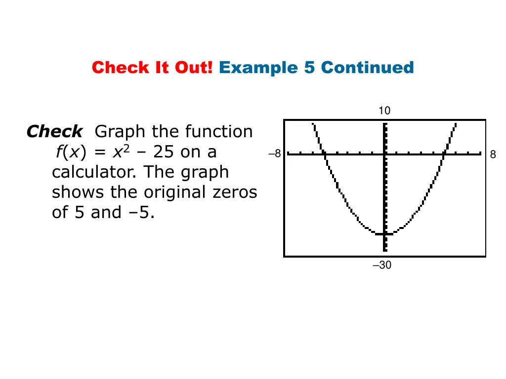 check it out example 5 continued