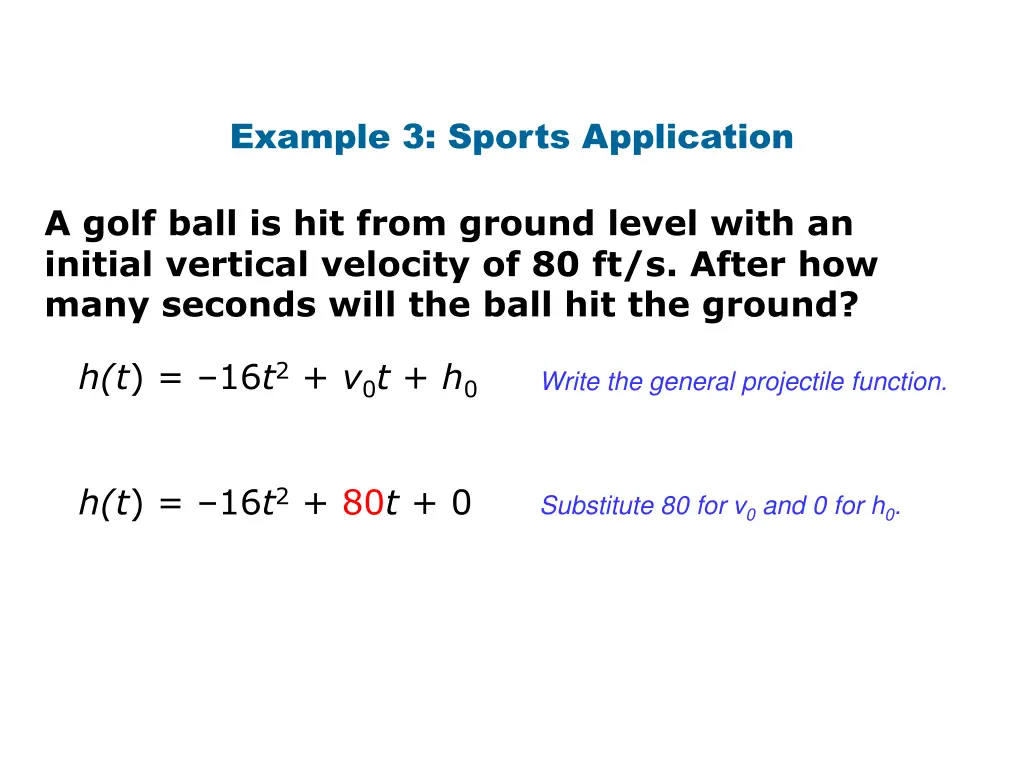 example 3 sports application