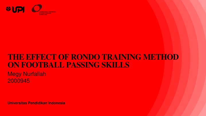 the effect of rondo training method on football