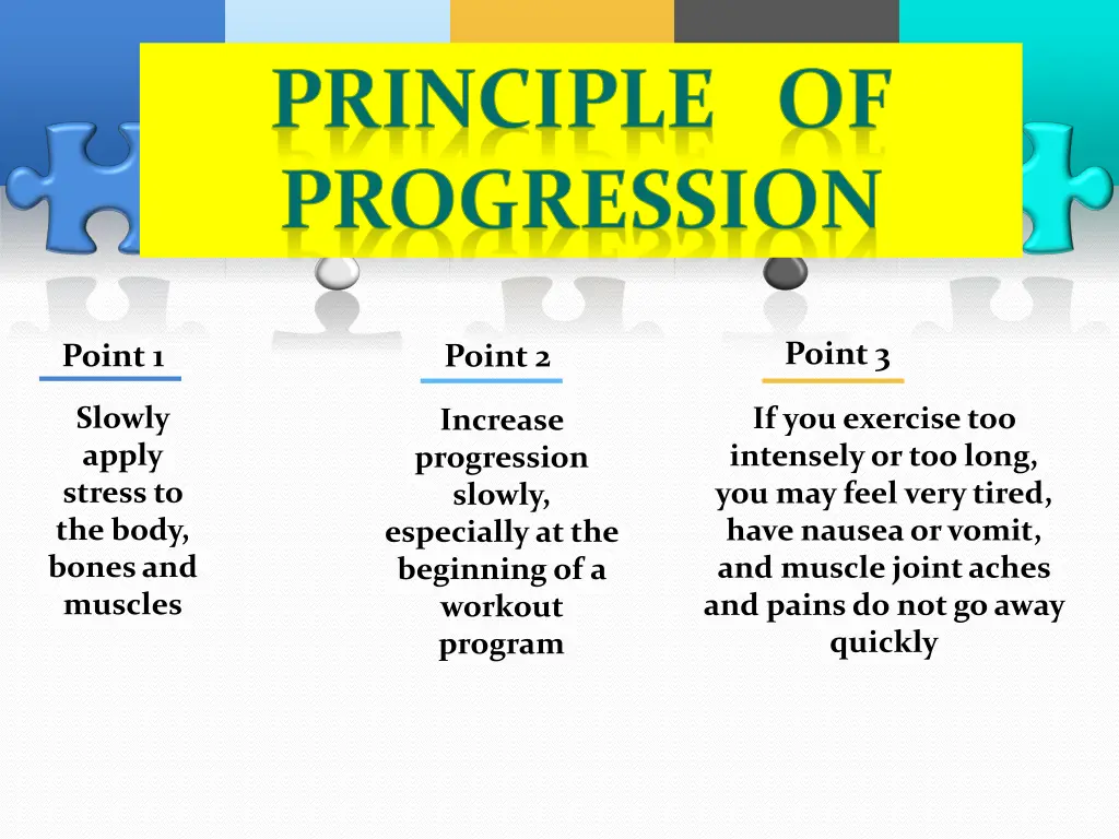 principle of progression