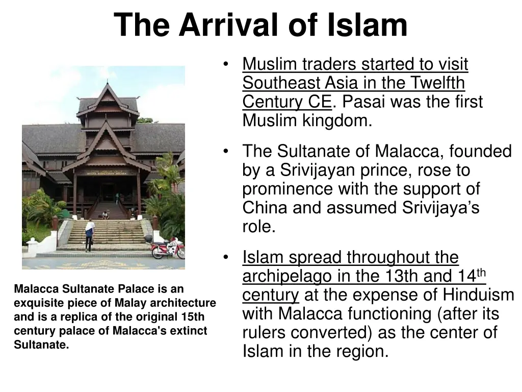 the arrival of islam