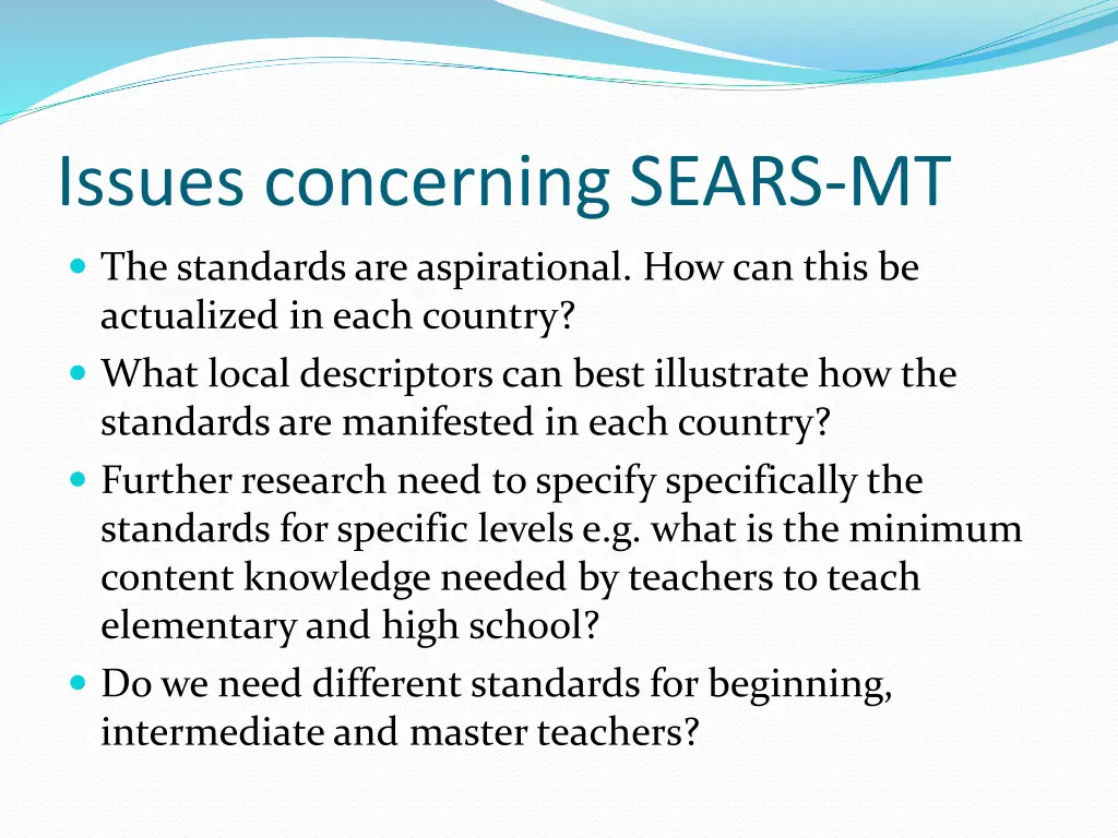 issues concerning sears mt