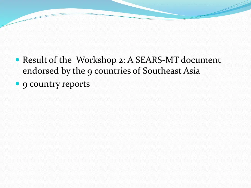 result of the workshop 2 a sears mt document