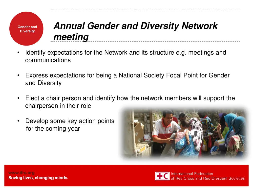 annual gender and diversity network meeting