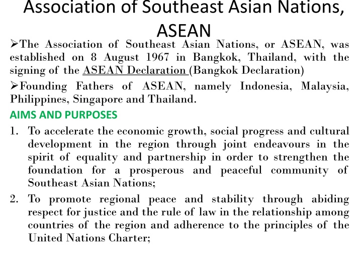 association of southeast asian nations asean