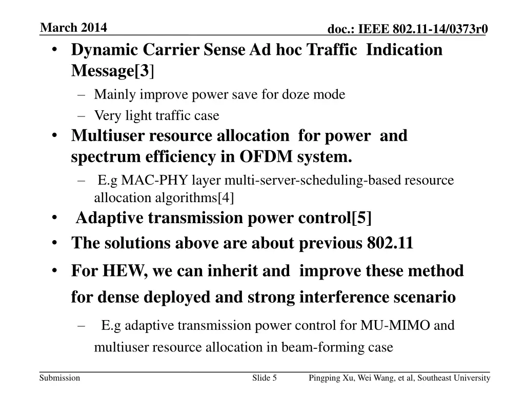 march 2014 dynamic carrier sense ad hoc traffic