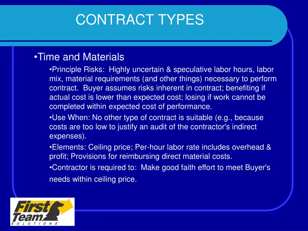 contract types 10