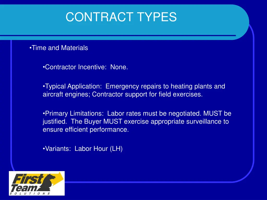 contract types 11