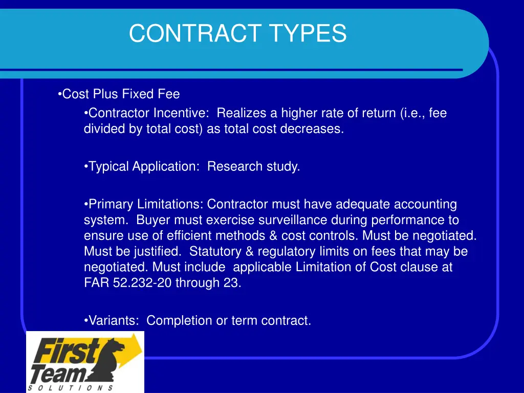 contract types 7