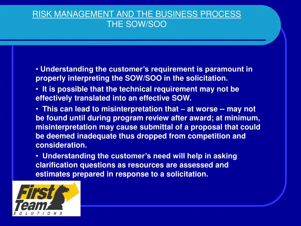 risk management and the business process 2