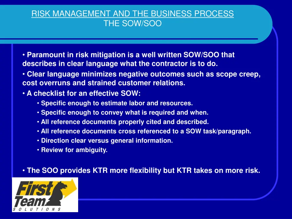 risk management and the business process 3