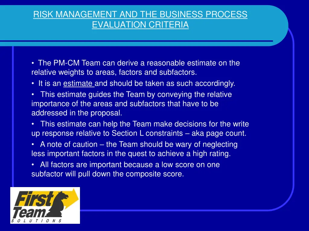 risk management and the business process 6