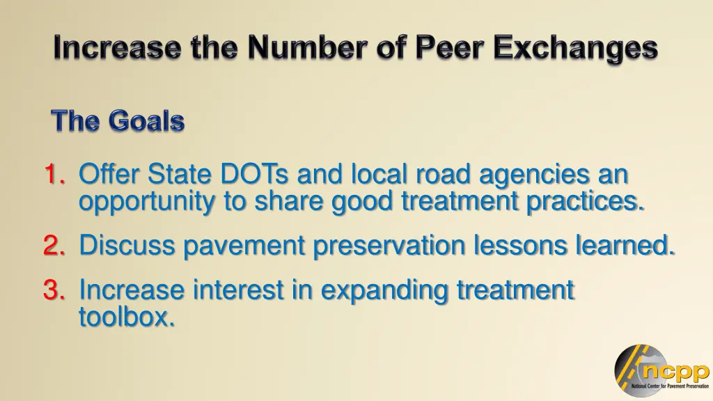 1 offer state dots and local road agencies