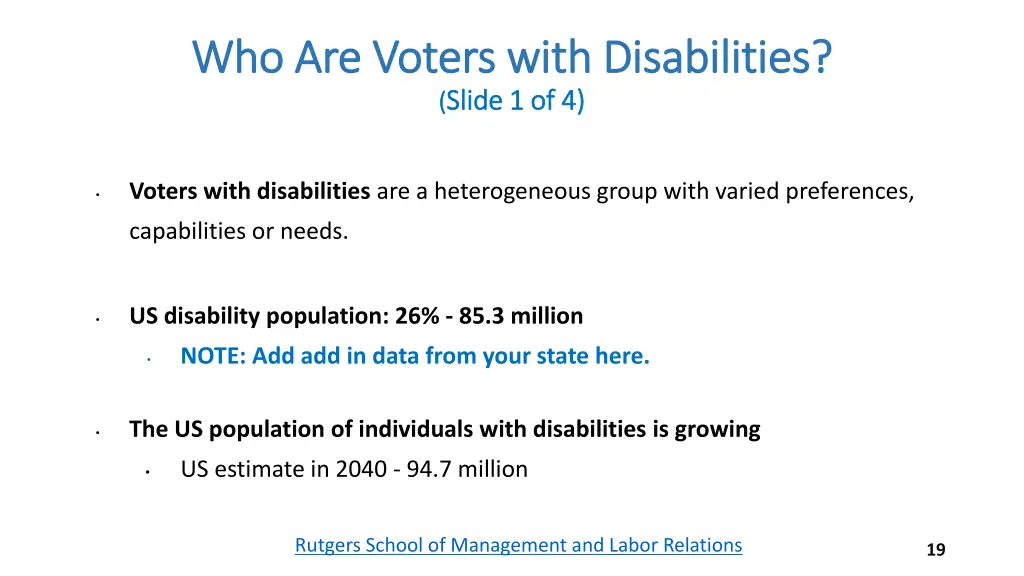 who are voters with disabilities who are voters