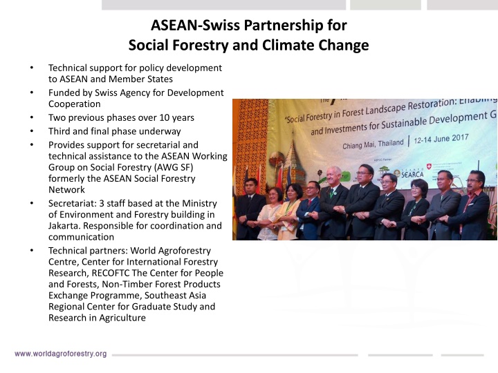 asean swiss partnership for social forestry