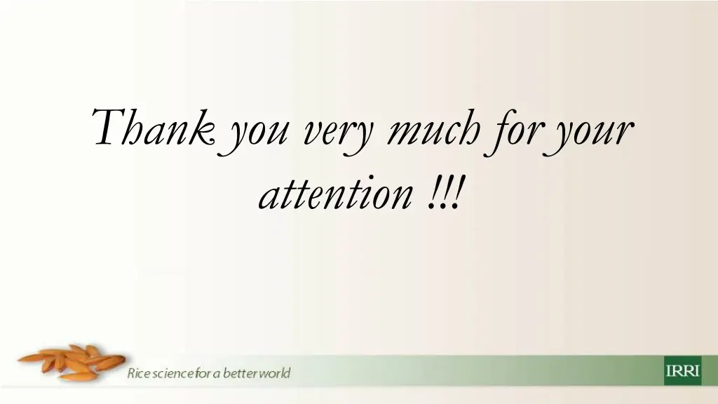 thank you very much for your attention