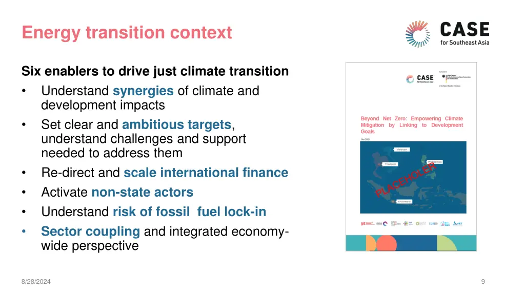 energy transition context