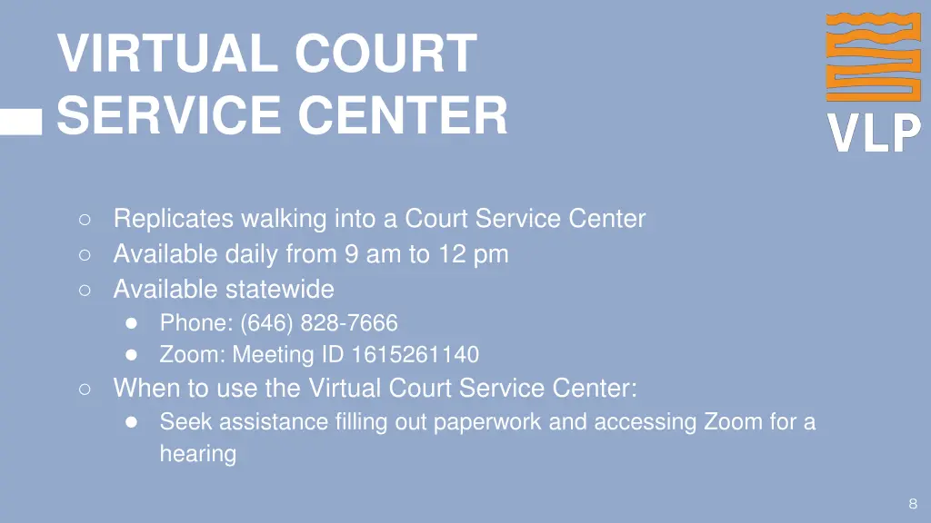 virtual court service center