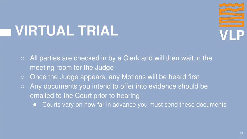 virtual trial