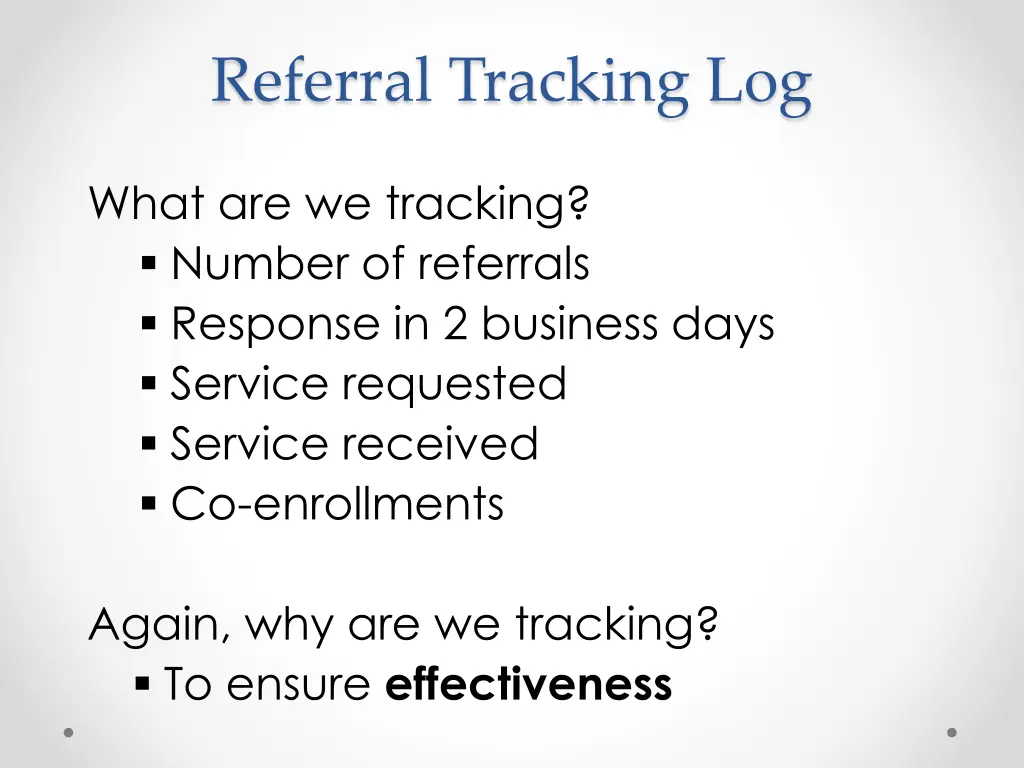 referral tracking log 1