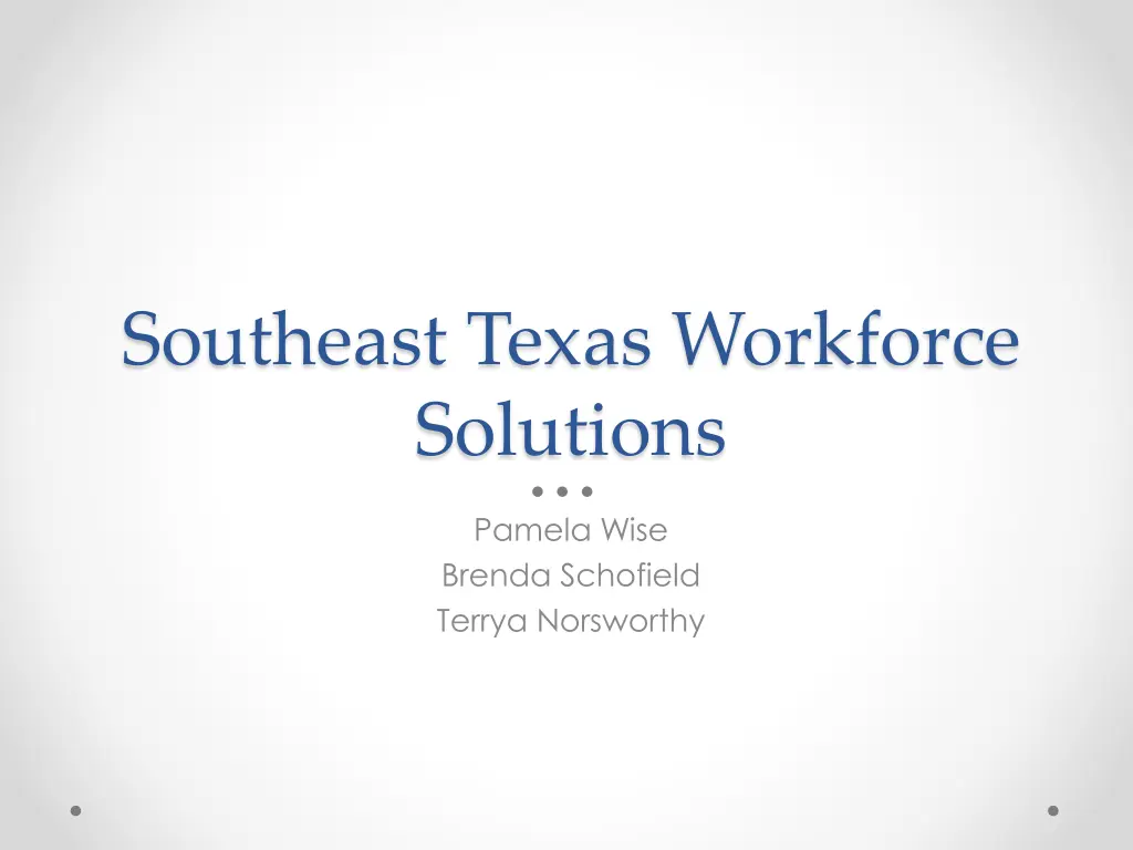 southeast texas workforce solutions