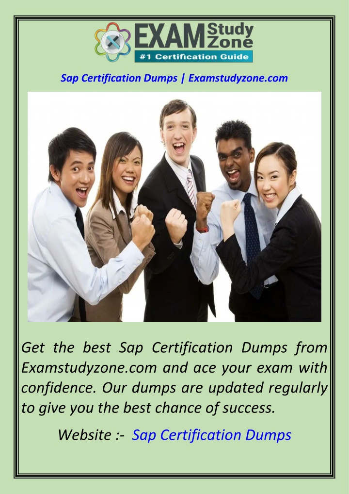 sap certification dumps examstudyzone com