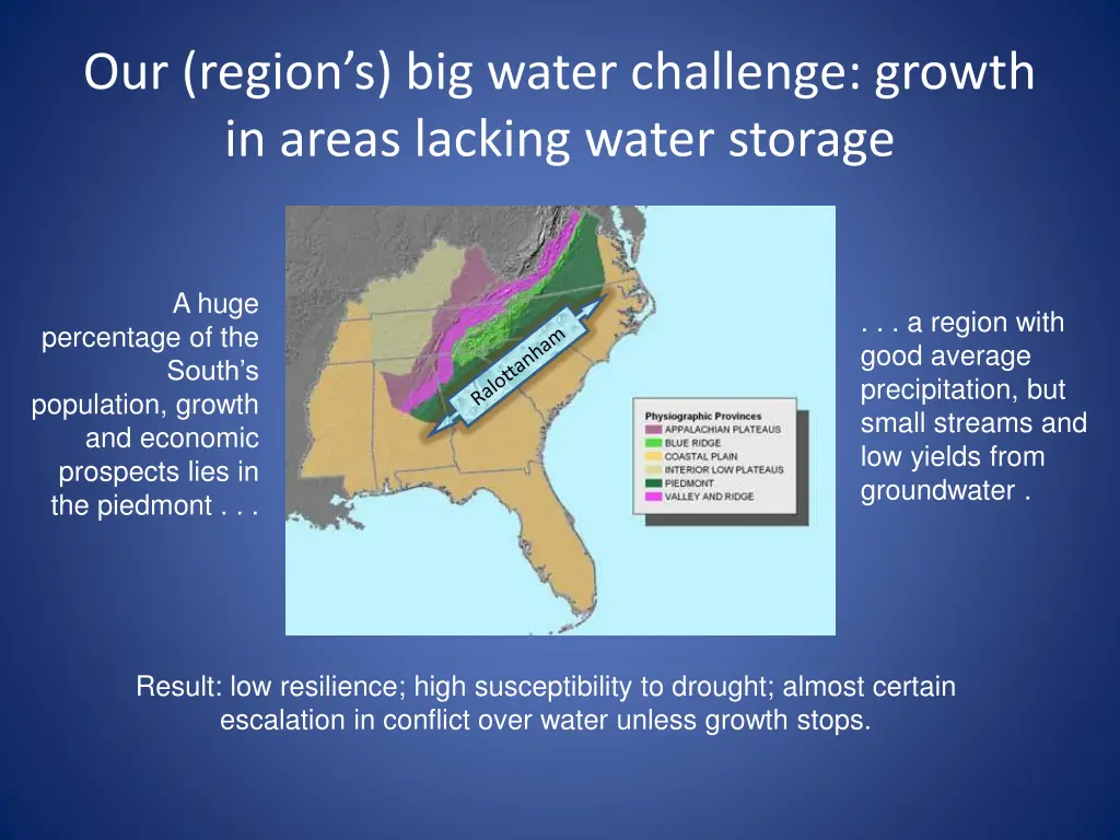 our region s big water challenge growth in areas