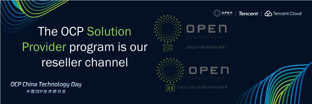 the ocp solution provider program is our reseller