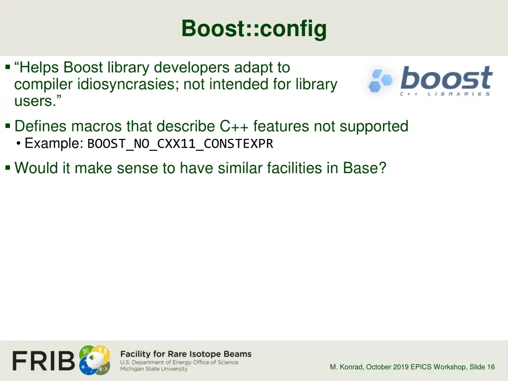 boost config