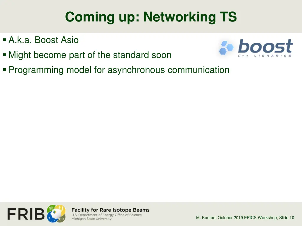 coming up networking ts