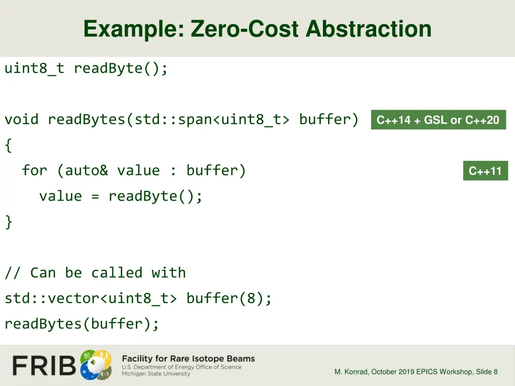 example zero cost abstraction 2