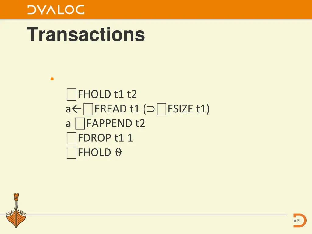 transactions