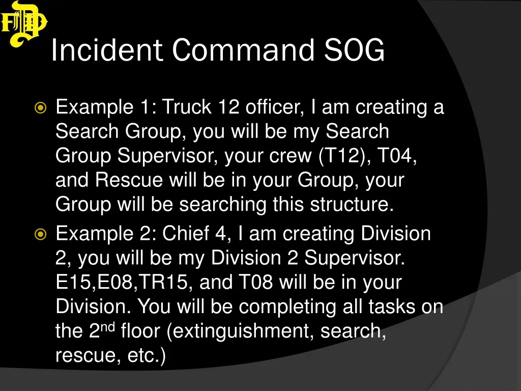 incident command sog 11