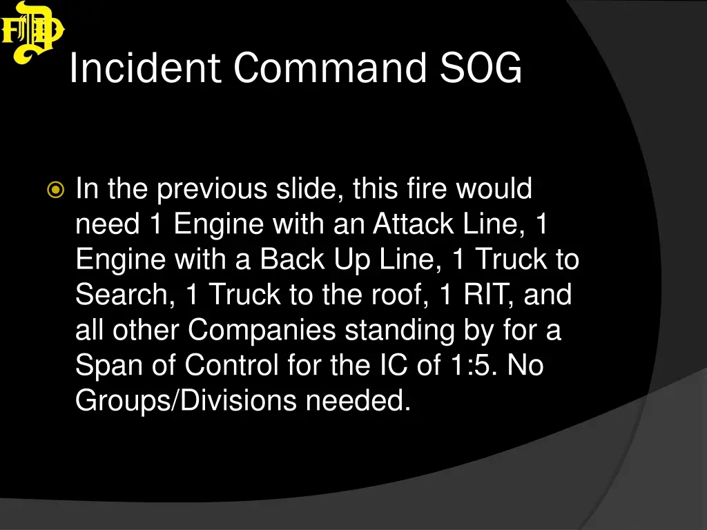 incident command sog 8