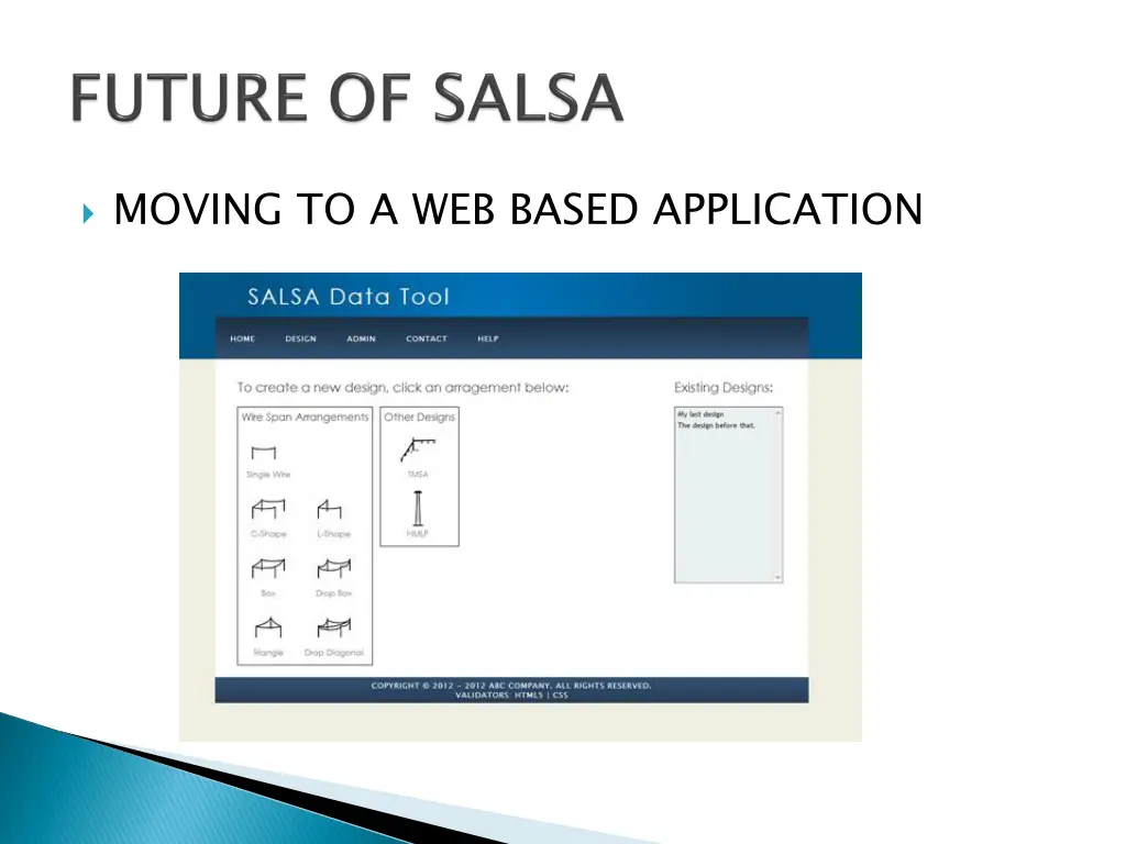 moving to a web based application