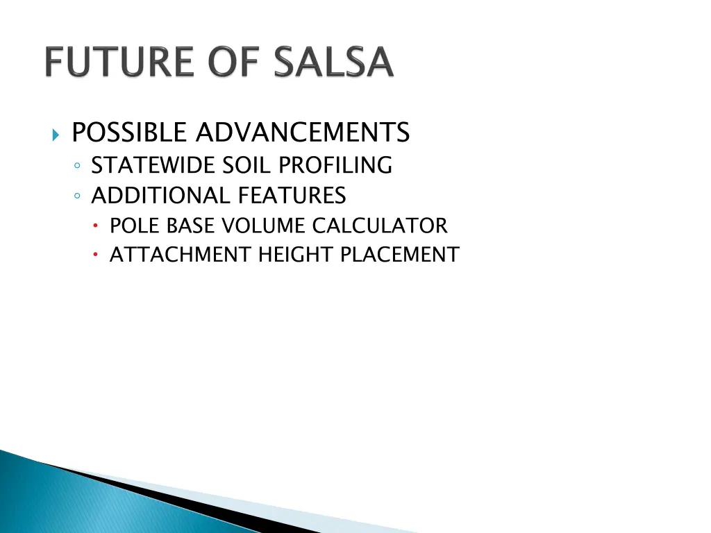 possible advancements statewide soil profiling