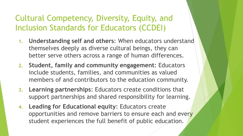 cultural competency diversity equity