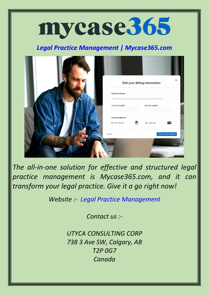 legal practice management mycase365 com