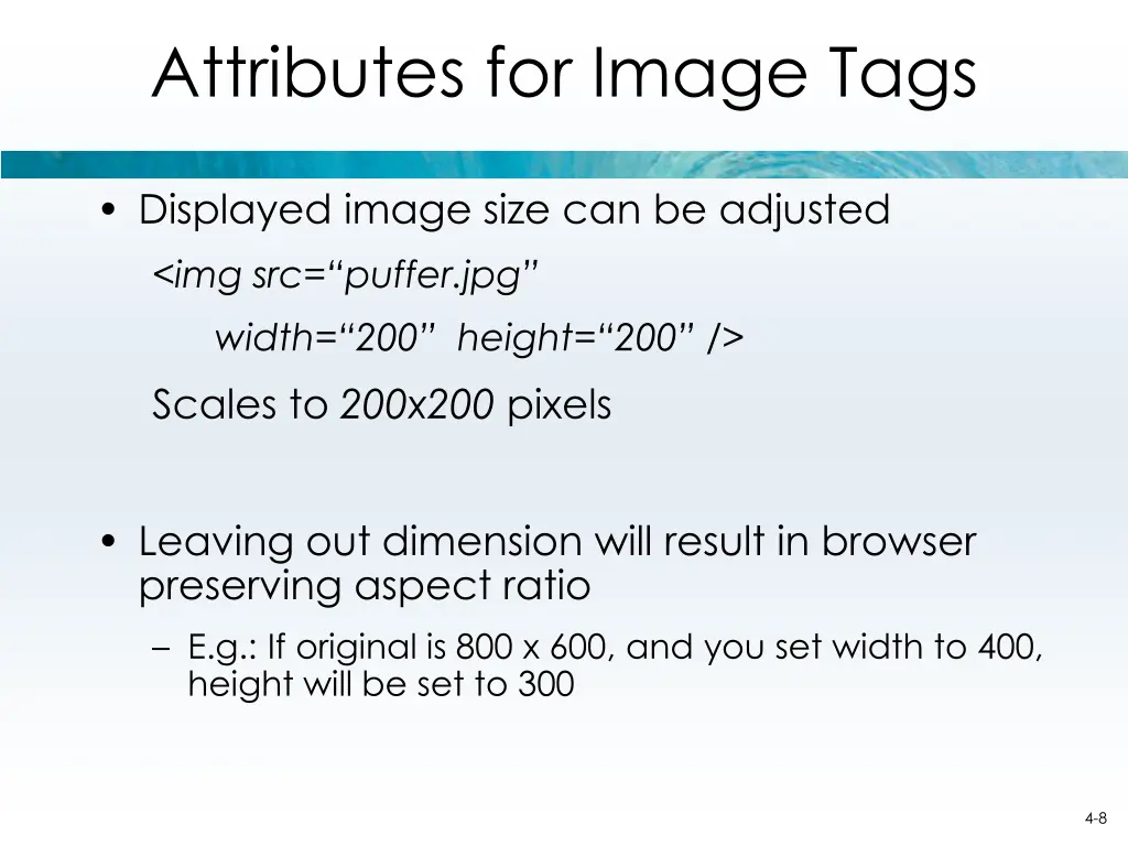 attributes for image tags