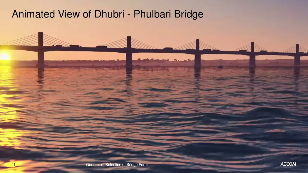 animated view of dhubri phulbari bridge