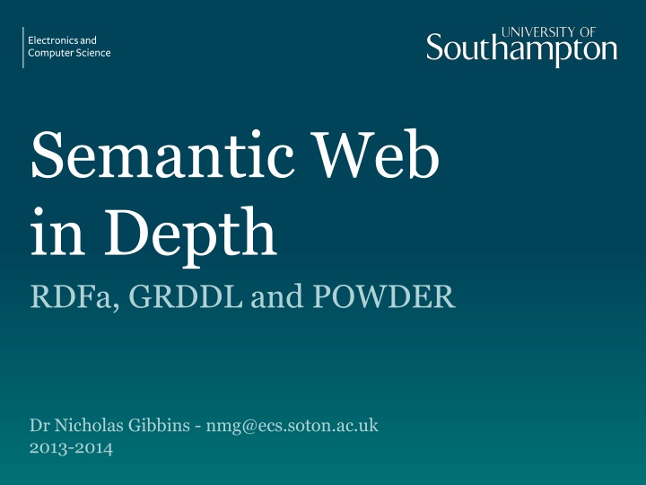 semantic web in depth rdfa grddl and powder