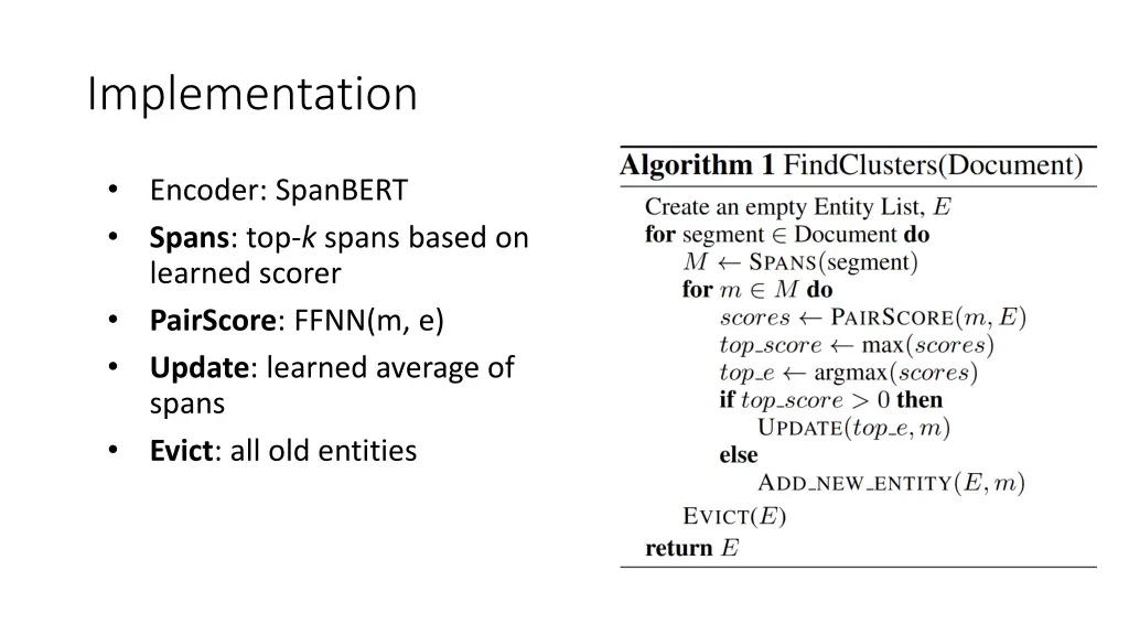 implementation