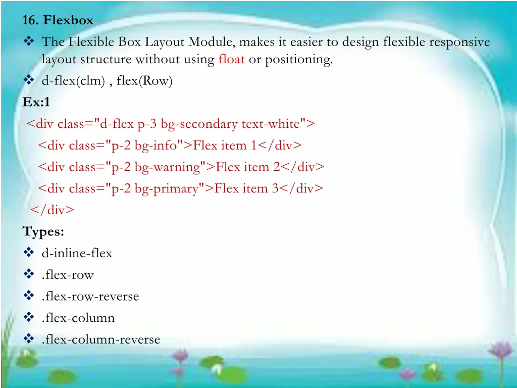 16 flexbox the flexible box layout module makes