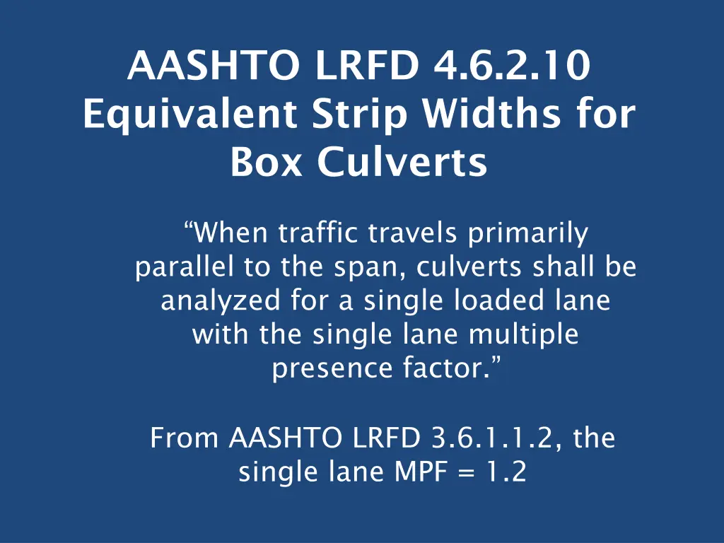 aashto lrfd 4 6 2 10 equivalent strip widths 2