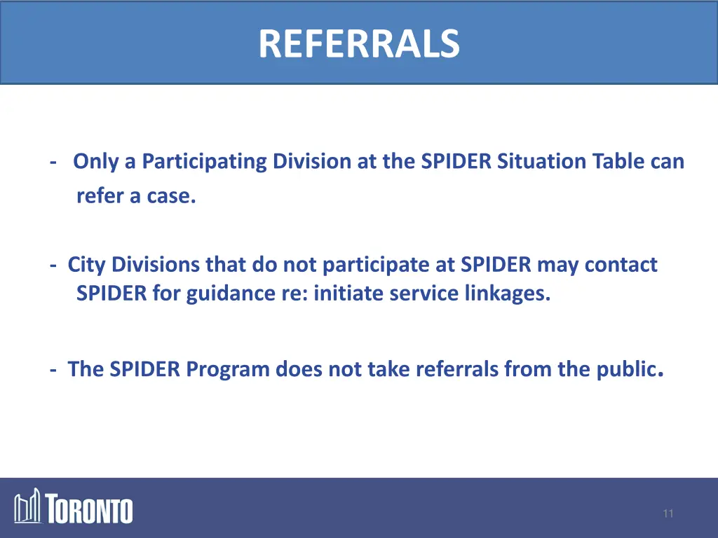 how it could work the spider situation table